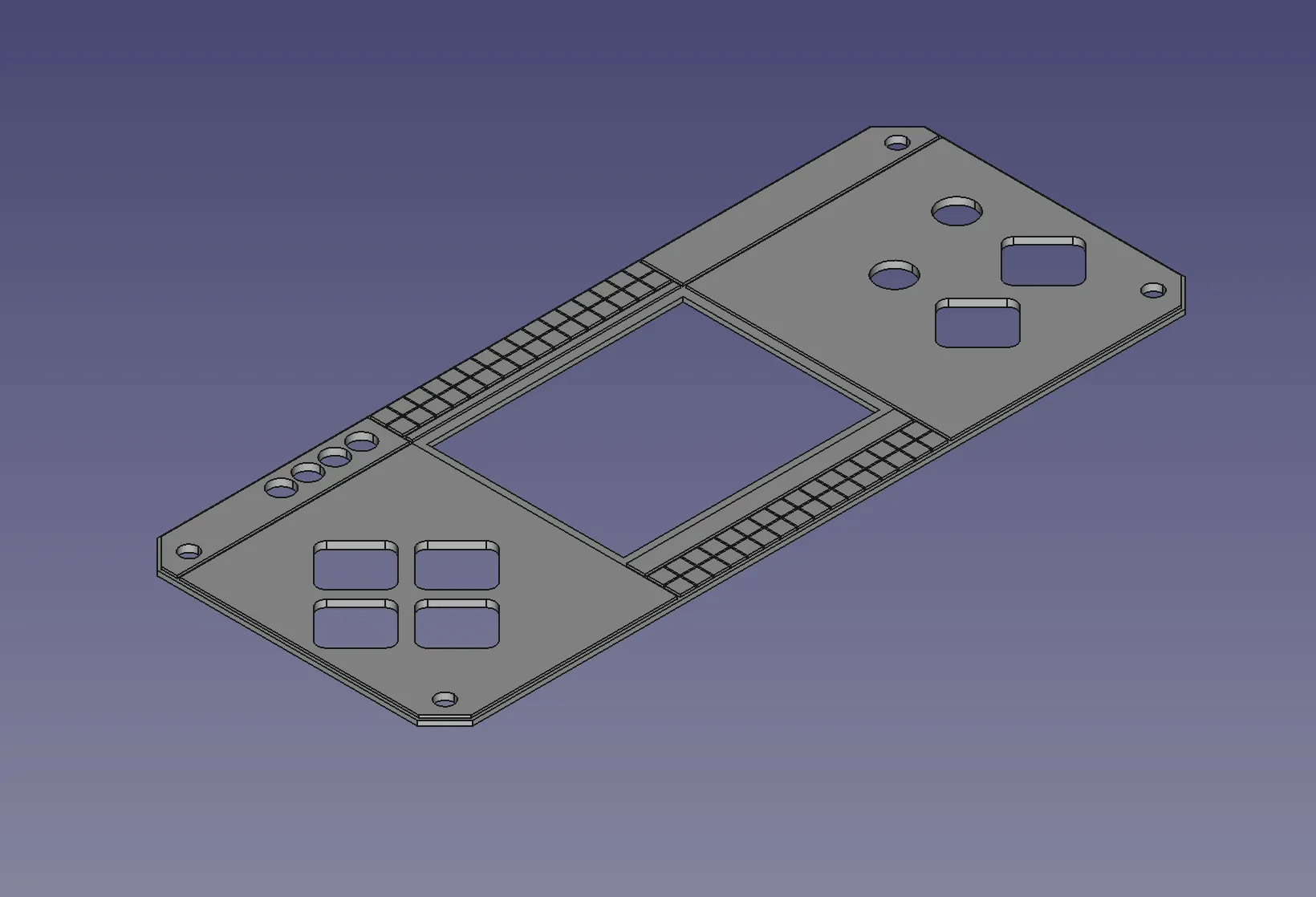 3D model of the top plate